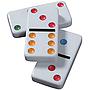 DOMINO SEIS COLORES EN LATA