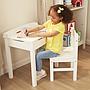 ESCRITORIO Y SILLA PARA NIÑOS BLANCO