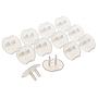 PROTECTOR TRANSPARENTES PARA ENCHUFES 12 PZ