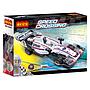 BLOQUES COGO SPEED CROSSING AUTO DE CARRERA BLANCO 157 PZ
